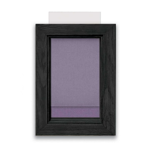 Indoor Enclosed Combo Board, 72"x36", Black Frame/Green & Pearl